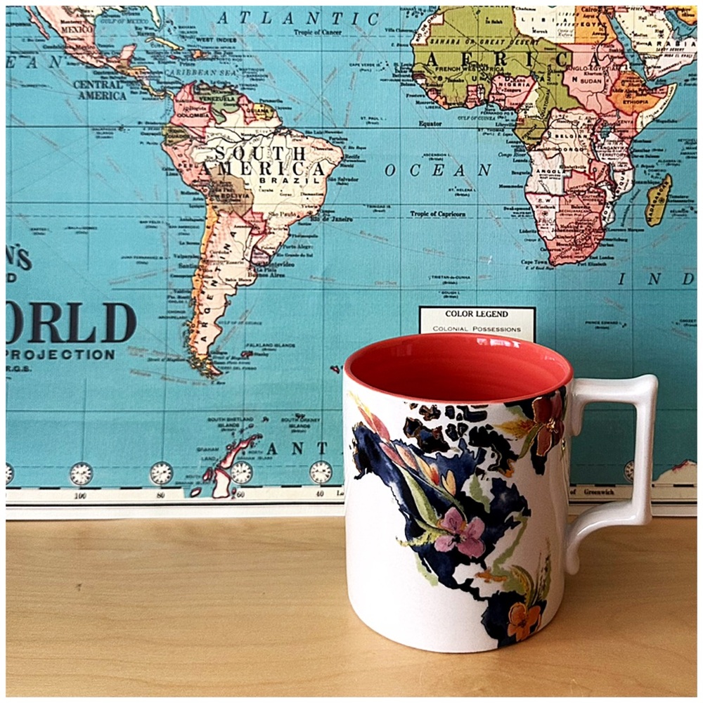 Anthro “Whitney Winkler Home State Mug”